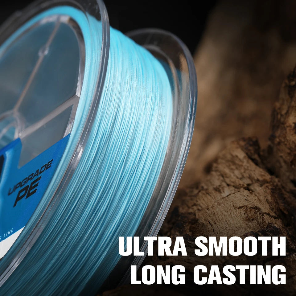 Ultra-long Casting 8 Strand Braided Smooth Multifilament Fishing Line