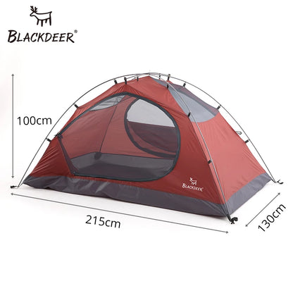 2-3 People Backpacking Tent Double Layer Waterproof