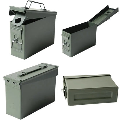Military and Army Solid Steel Holder Box for Long-Term Ammo Storage
