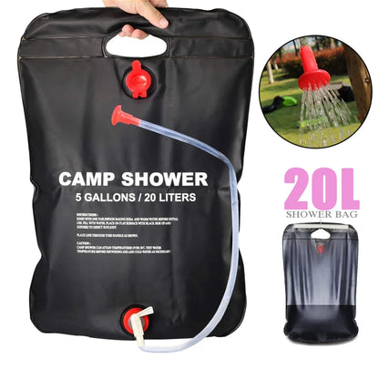 Solar Thermal Storage Shower Bag Camping 20L