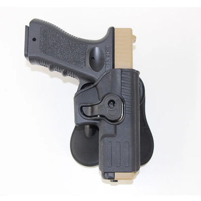 Tactical Belt Gun Holster Left Right Handgun Thigh Holster for Glock 17 18 19 22 23 26 31 44