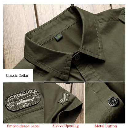 Military Shirt Men Tactical Short sleeve Summer