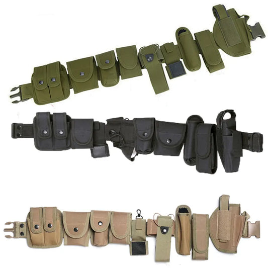 Tactical Military Security Belts Police Guard Outdoor Multifunctional SWAT