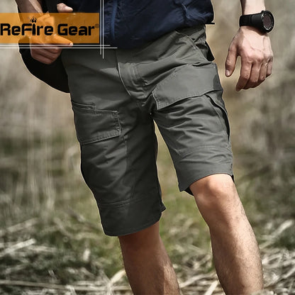 Summer Military Waterproof Tactical Cargo Shorts