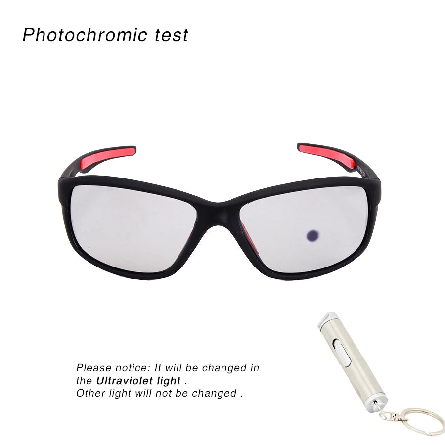 Photochromic Polarized Fishing Glasses Men Women
