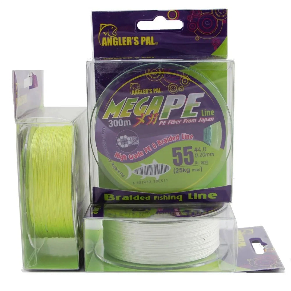 Anglers MEGA X8 multifilament PE braided Japan fishing line