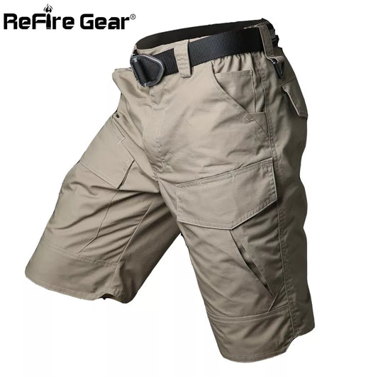 Summer Military Waterproof Tactical Cargo Shorts