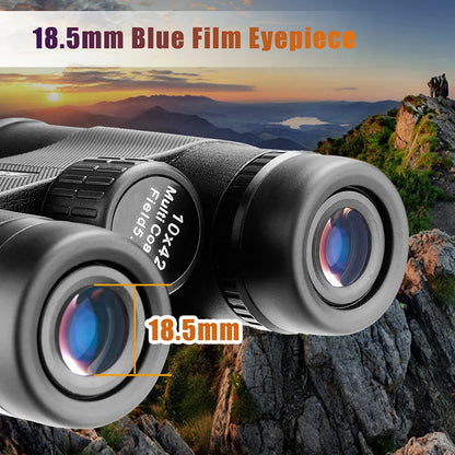 elescope 10X42 Binoculars Professional Roof Prism Powerful Equipment