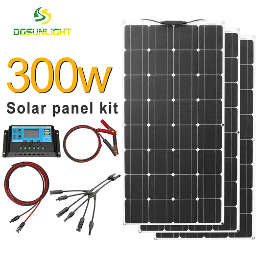 200w 300w solar panel kit complete