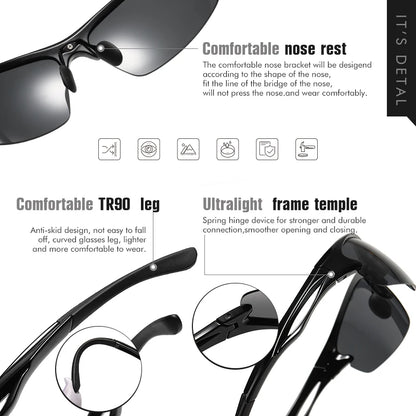 Men Polarized Windproof Tactical Military Sunglasses