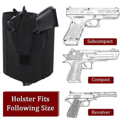 Carry Ankle Gun Holster for S&W M&P Shield 9mm, Bodyguard .380, Ruger LCP, LC9, Sig Sauer GL17