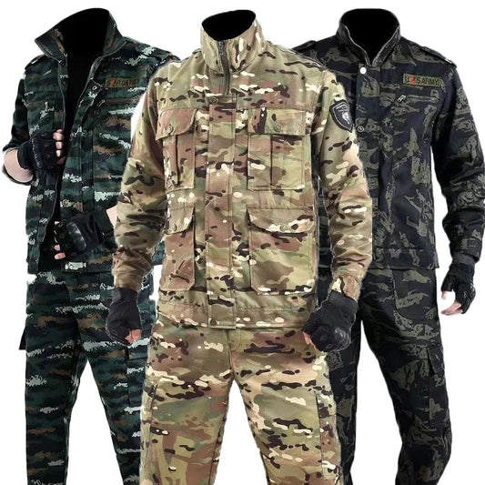 Wear-resistant And Anti Fouling Camouflage Labor Clothing