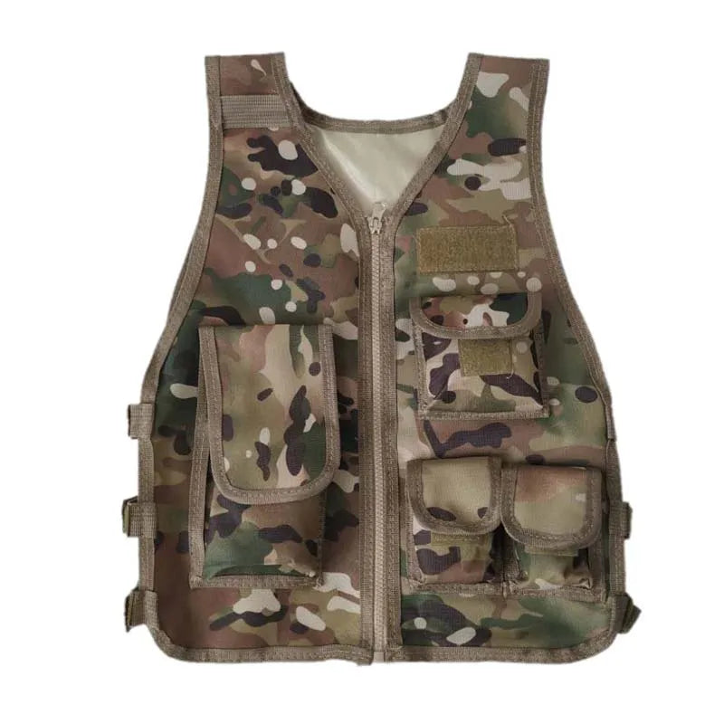 Military Kids Camo Tactical Army Vest