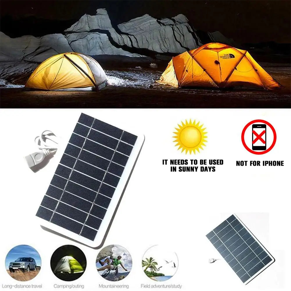 Portable Solar Panel 5V 2W Solar Plate Charger