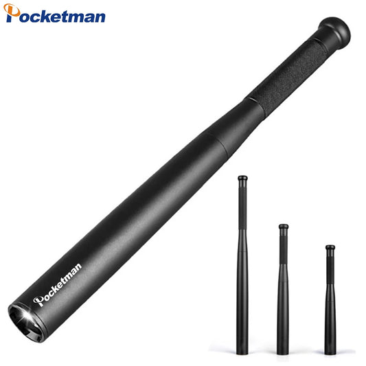 Baseball Bat LED Flashlight 3800 Lumens Super Bright Baton aluminum alloy Torch