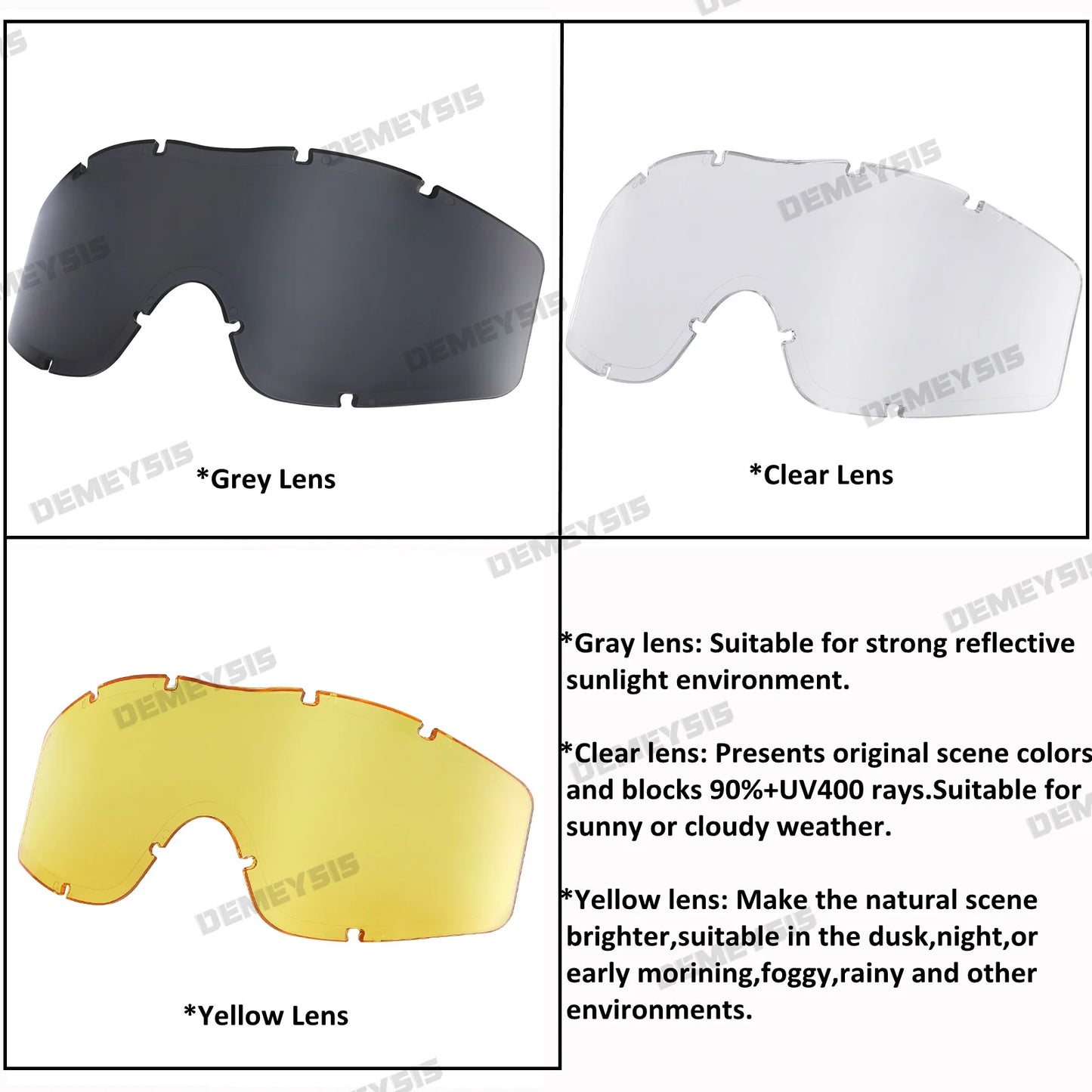 Military Tactical Goggles Shooting Glasses