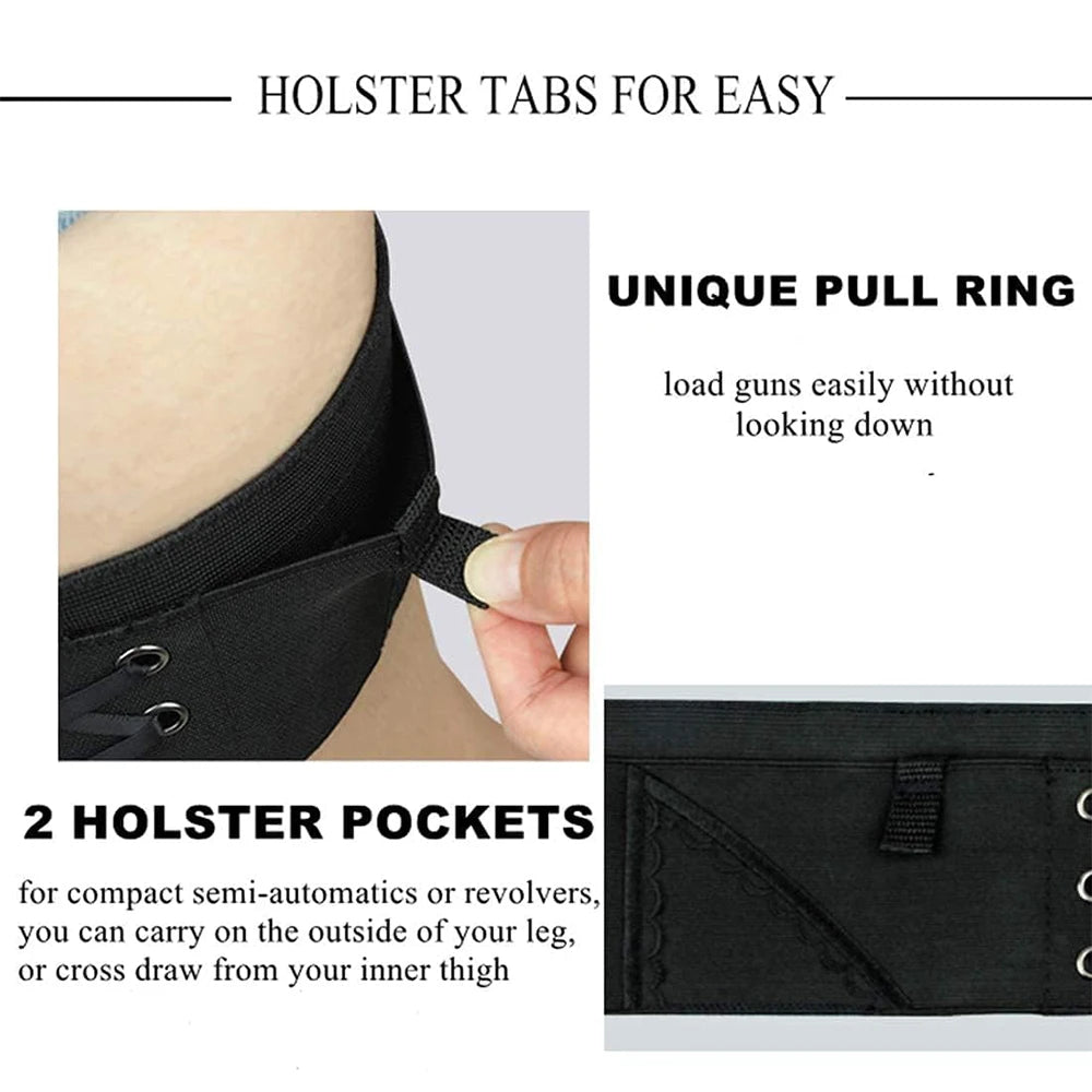 Thigh Holster for Women Concealed Carry Gun Holster for Pistol Universal