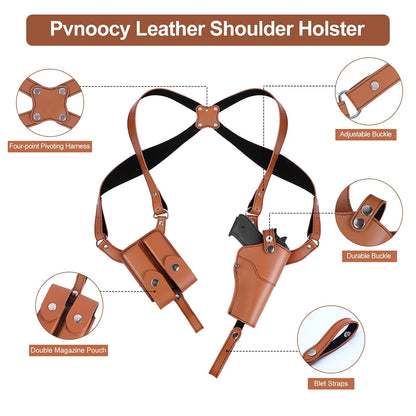 Tactical Concealed Gun Holster Military Leather