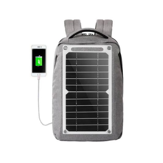 USB Solar Panel Portable Outdoor Phone Charger Backpacking Climbing Cell