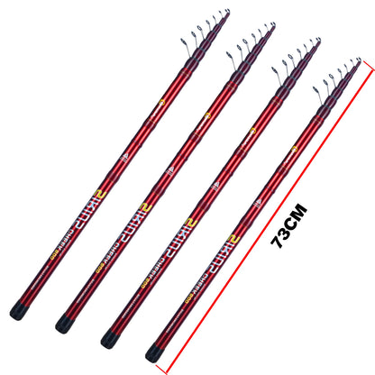 Telescopic Fishing Rod Carbon Spinning Float