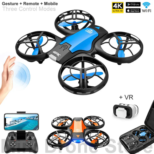 V8 Induction Control VR Mini Drone 4k HD