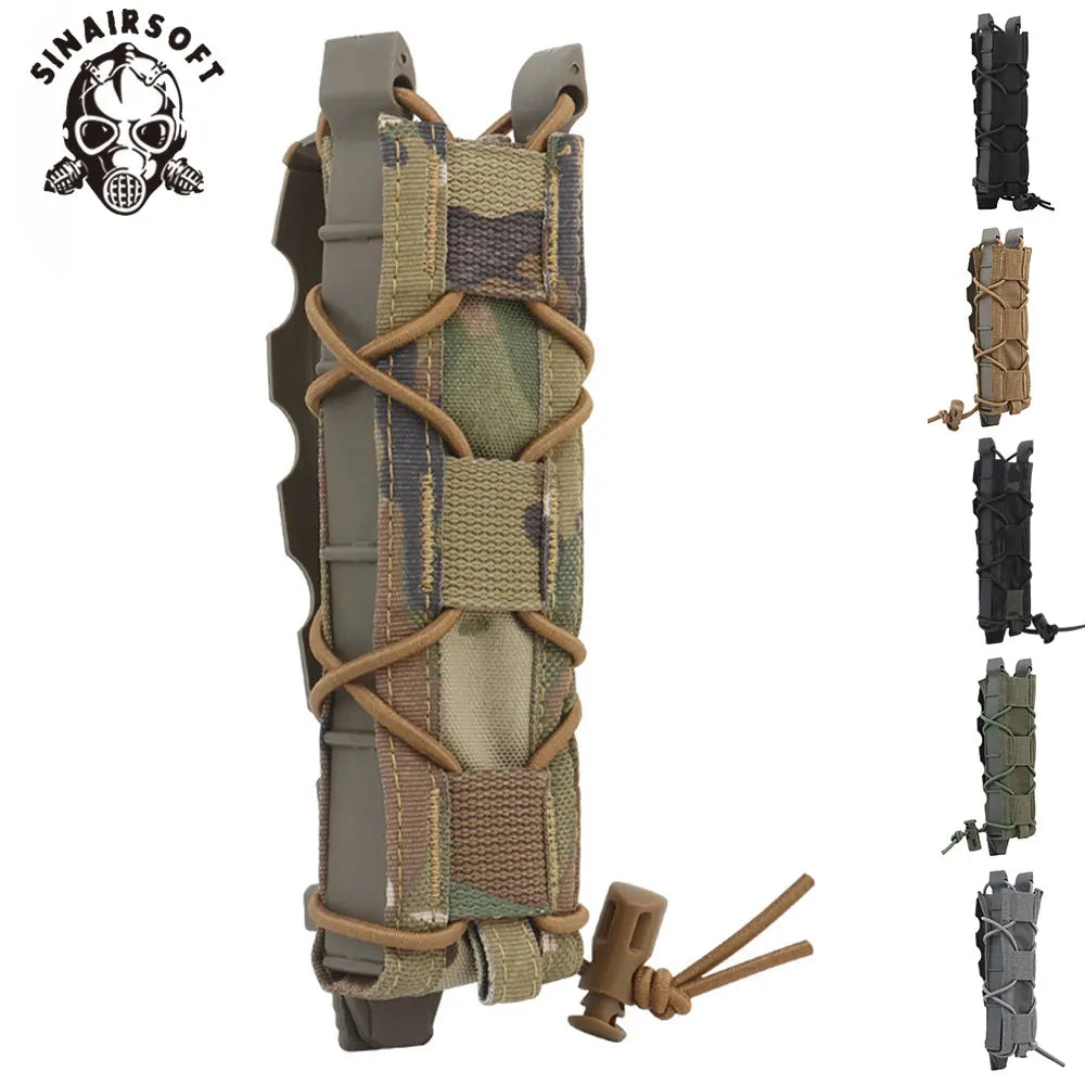 Tactical Extended Pistol Magazine Pouch Submachine Gun Mag