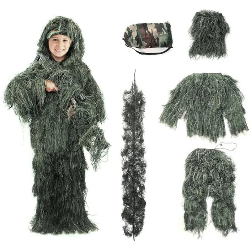 Ghillie 3D Tactical Kids Suit