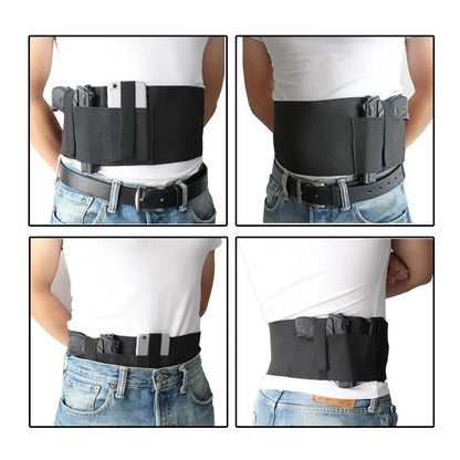 Tactical Belly Gun Holster Belt Outdoor Invisible