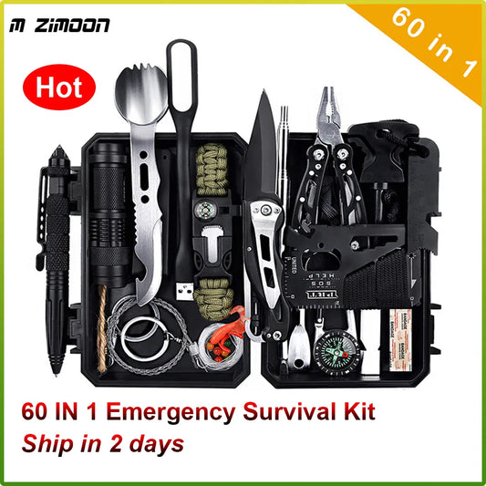 60 In 1 Emergency Survival Kit