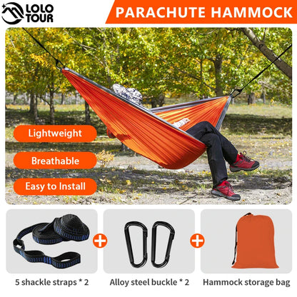 Parachute Hammock 1 Person Portable Army Survival