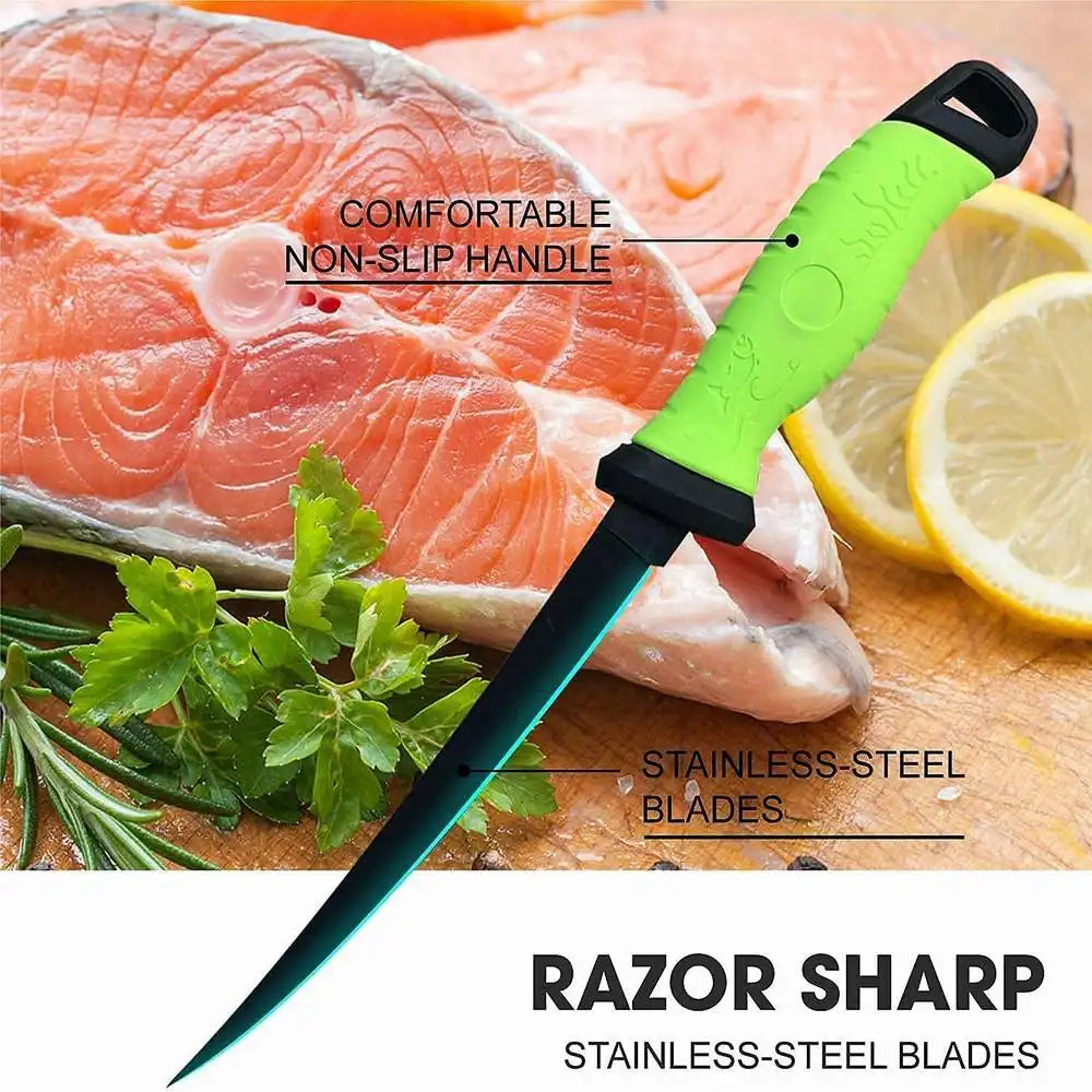 3 in 1 Fish Fillet Boning Knife Professional Sashimi Knife