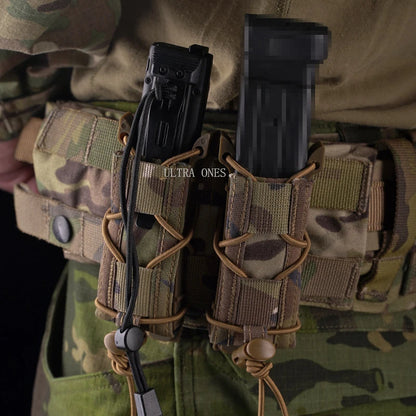 Tactical Magazine Pouch Pistol Double Molle Belt