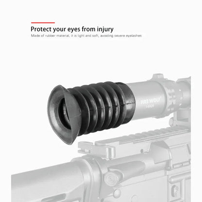 39mm Flexible Scalability Ocular Soft Rubber Cover Eye Protector