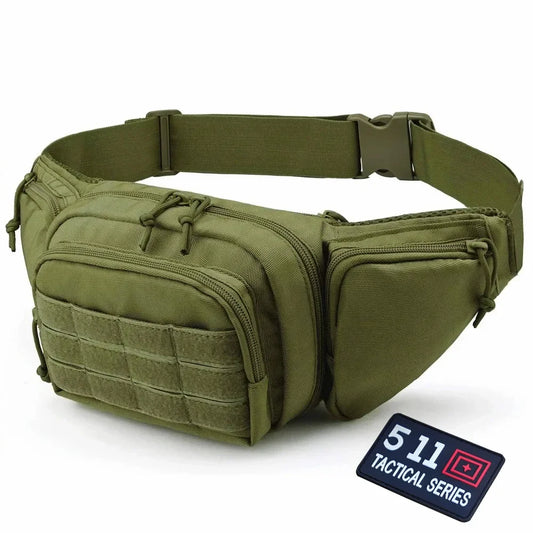 Tactical Waist Bag Gun Holster Military Fanny Pack Sling