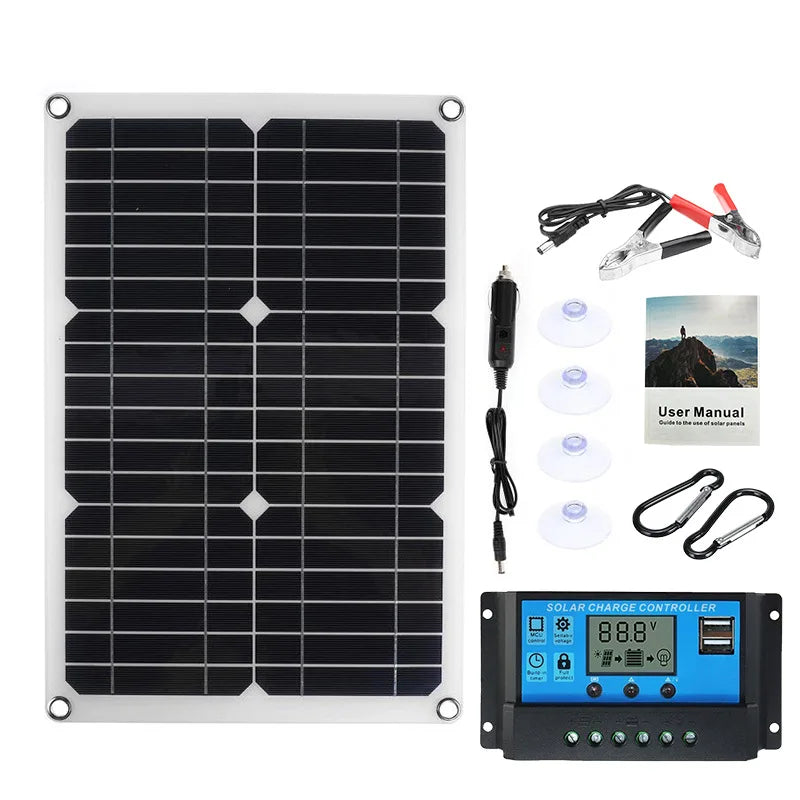 1200W Solar Panel 12V Battery Charger