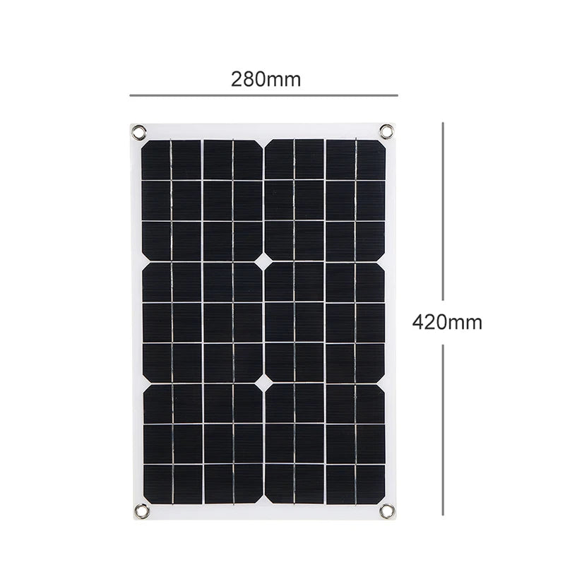 1200W Solar Panel 12V Battery Charger