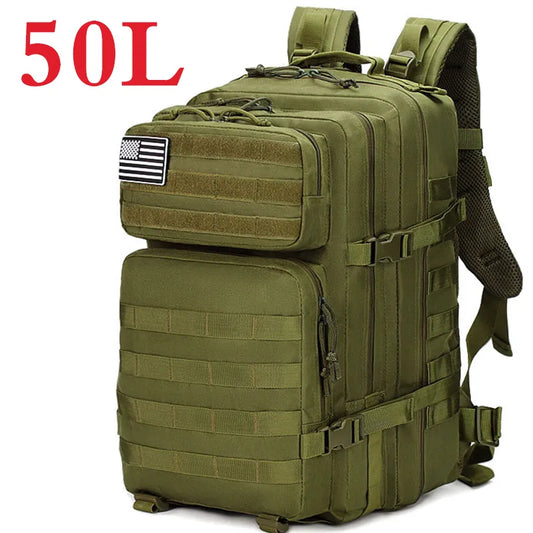 25/50L Military Waterproof Tactical Backpack