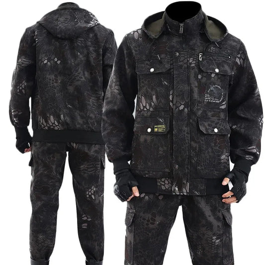 Men's 2-piece Set Outdoor Welder Jacket